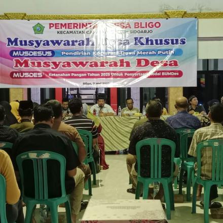 MUSDES PAK PROGRAM HANPAN PENYERTAAN MODAL BUMDESA & MUSDESUS PENDIRIAN KOPERASI MERAH PUTIH